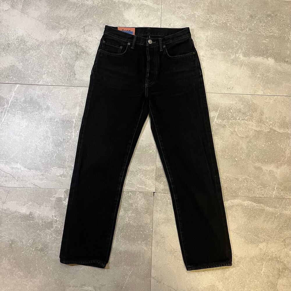 Acne Studios Blå Konst “1997 Black Metal” Jeans – Black (26x26)